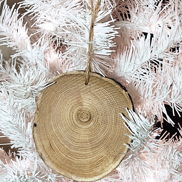 Hand Crafted Decoupage Wooden Christmas Ornament/Joy To The World Decoupage - Picture 2 of 3